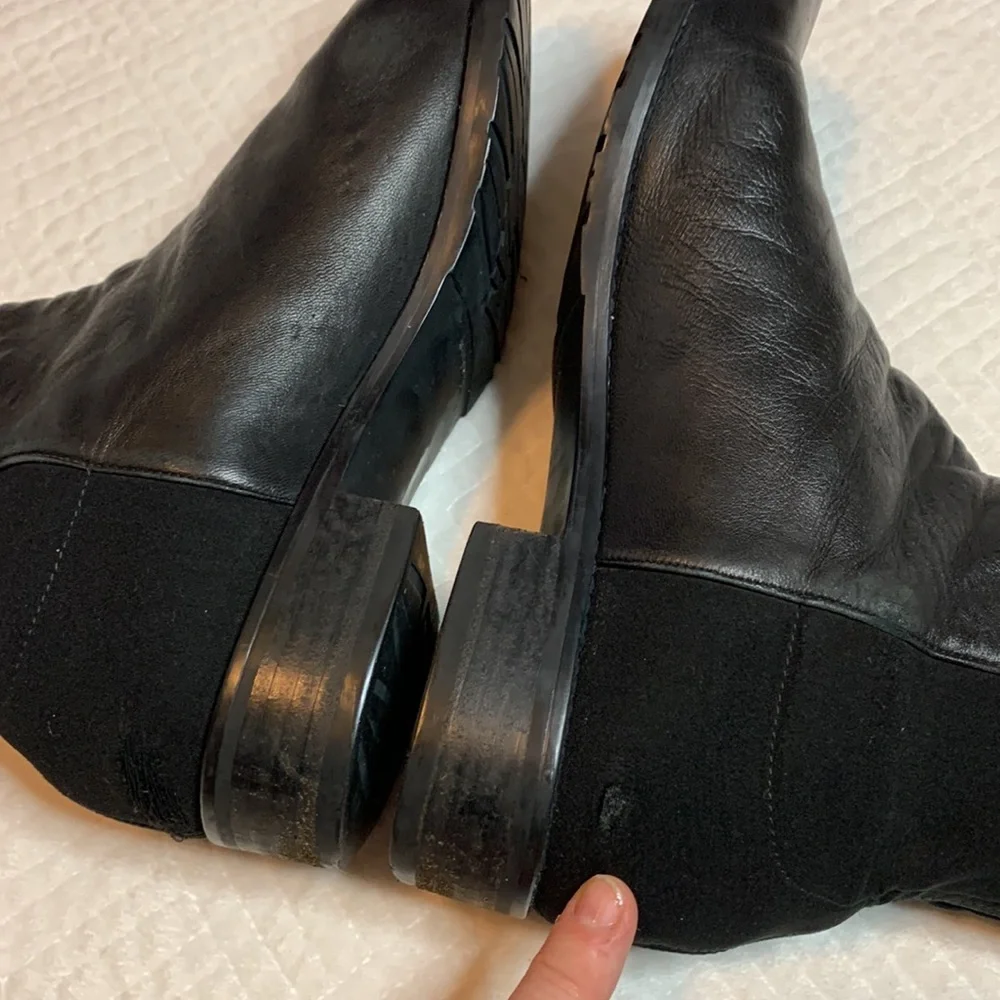 Stuart Weitzman 5050 OTK Over the Knee Black Boots, Size 9M